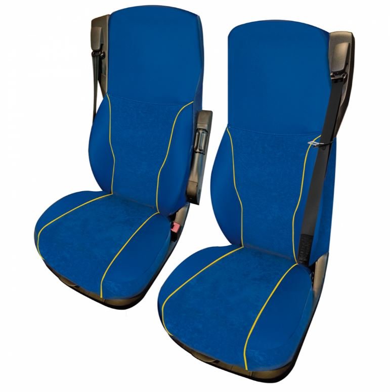 DAF seats cover light blue