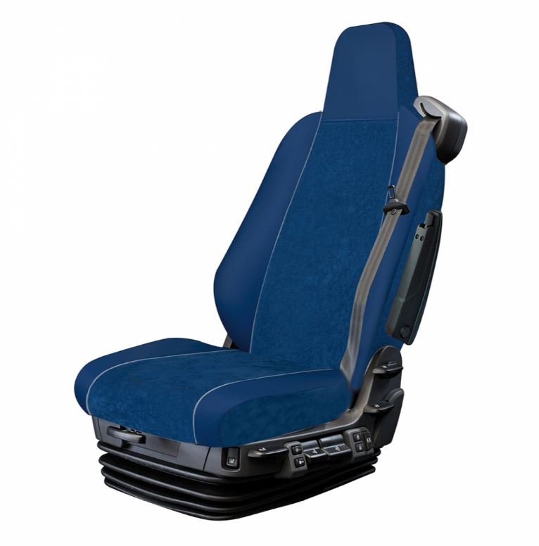 Scania driver seat cover blue