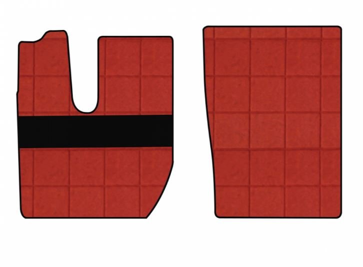 Iveso s-way truck mats raudoni